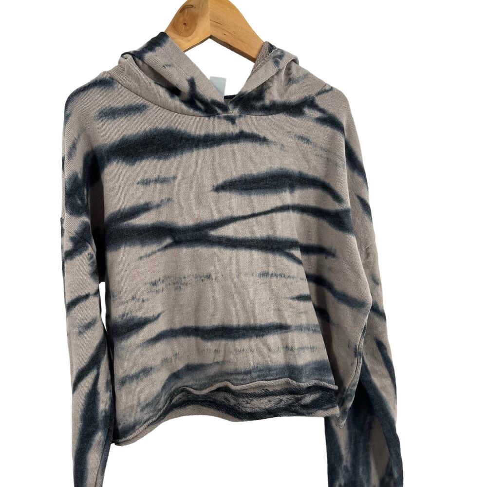 Zella Girls Tie Dye Hooded‎ Crop Size Small 7/8